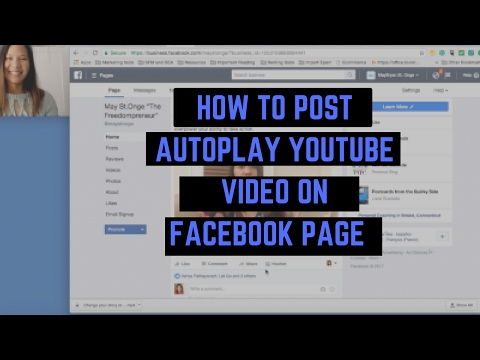 COME POST AUTOPLAY YOUTUBE VIDEO SU FACEBOOK PAGE