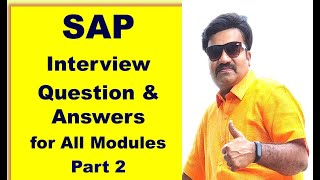 SAP Interview Q&A Masterclass: In-Depth Solutions & Tips (Part 2)