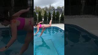 Diving Surprise Egg Fail Off Diving Board Into Pool Big Splash