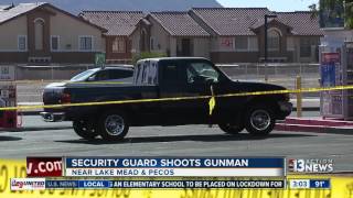 Security guard shoots gunman at North Las Vegas 7-Eleven
