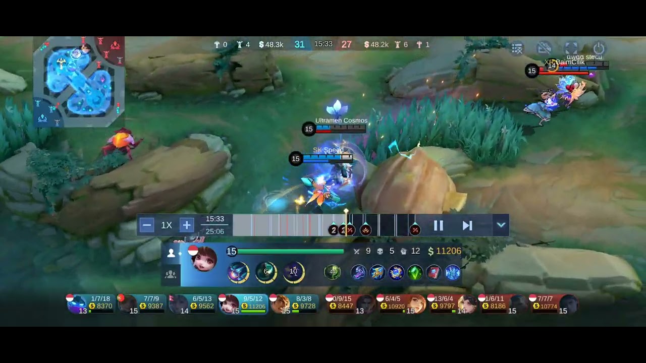 Push Rank ke glory pake Hero Chang'e masih mantap