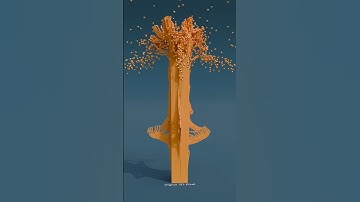 33,000+ Cubes Collapse in Blender! Physics Animation