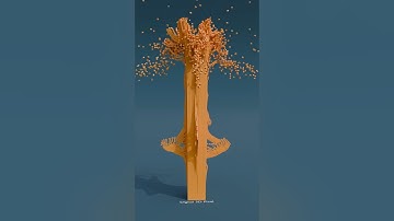 33,000+ Cubes Collapse in Blender! Physics Animation