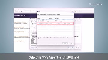 How to download SMS Assembler for RL78