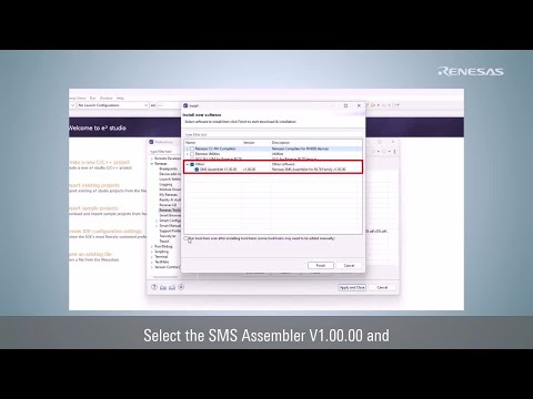 How to download SMS Assembler for RL78