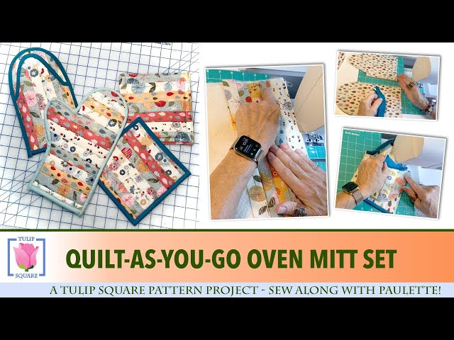 First real project on the books- Quilted Oven Mitts : r/sewing
