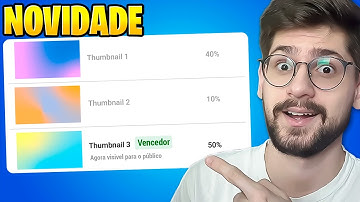 Novidade: Teste de Miniatura no YouTube (Teste A/B de Thumbnail)