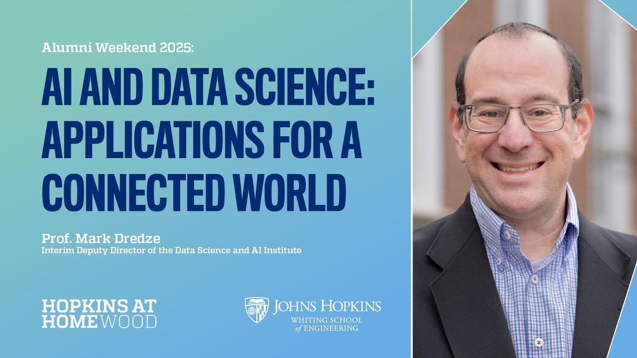 AI and Data Science: Applications for a Connected World - YouTube