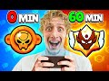 1 heure pour devenir star sur brawl stars 