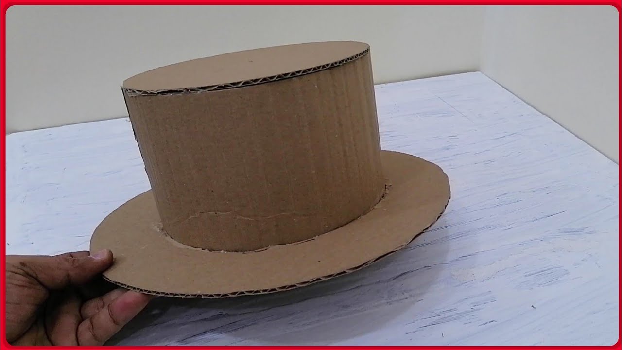 How to Make a Cardboard Hat | Cardboard Hat | Easy Paper Craft - YouTube