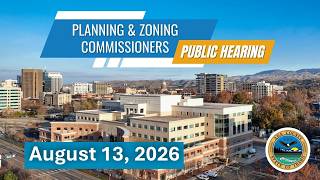 Ada County P Z Hearing - August 13 2026