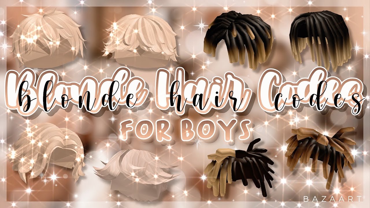 Bloxburg Hair Codes For Boys