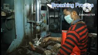 Broaching Process, Broach Operation, Hand Tool Broach