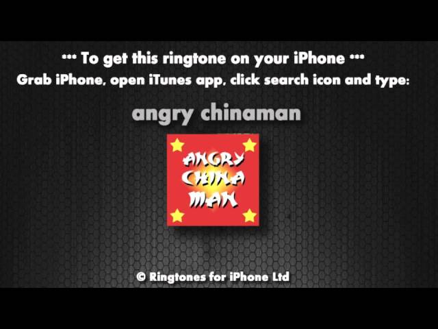 Angry China Man Iphone Ringtone Youtube
