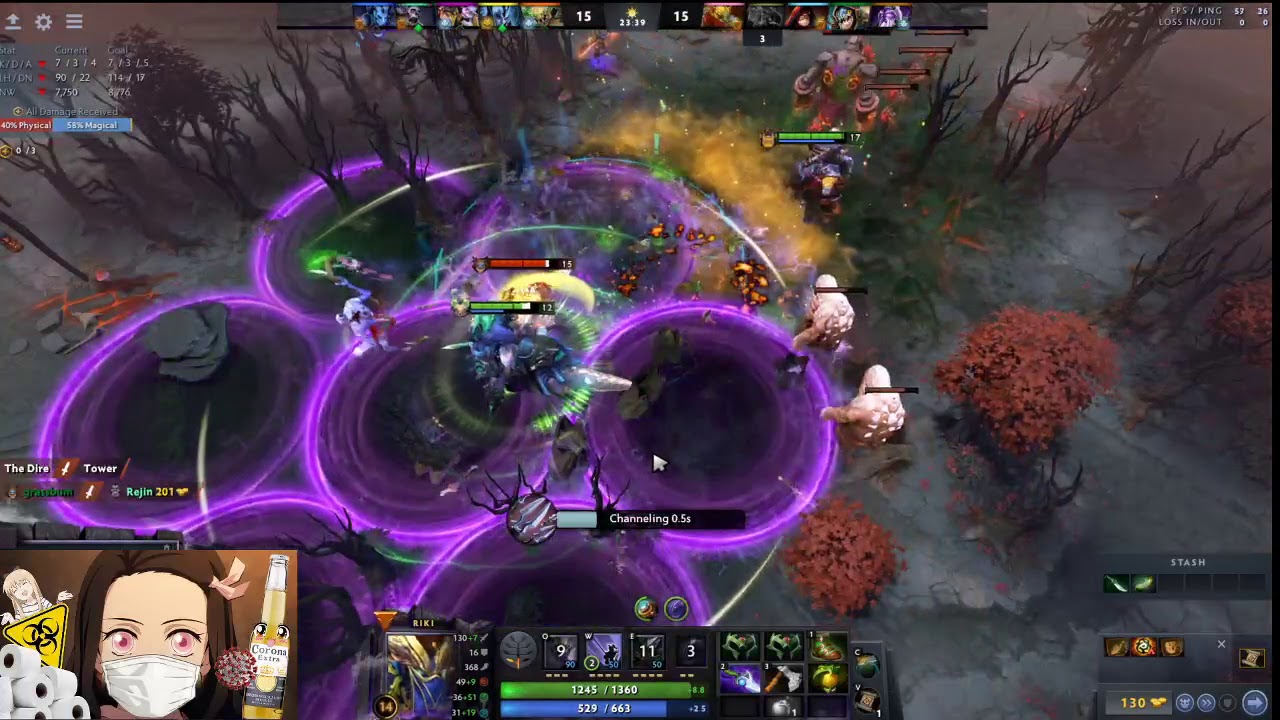 NepaliDUO: KrYpToN plays Riki ; Z3N plays Witch Doctor || Dota Highlight - 3