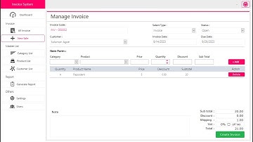 How Build Invoice Management System In MS ACCESS.