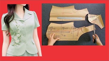 Nhất định bạn sẽ thiết kế áo giả vest Bâu Danton rời | Hướng dẫn cắt may tysushop #45