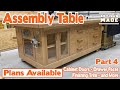 How to Build a Mobile Workbench / Assembly Table / Outfeed Table: Part 4 / DIY Woodworking