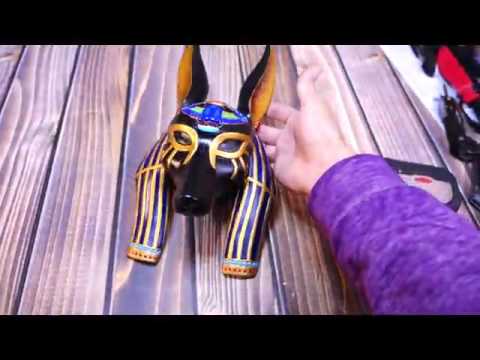 Design Toscano Mask of Ancient Egyptian Gods Anubis
