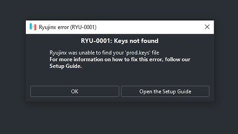 How To Get Prod Keys In Ryunjinx!