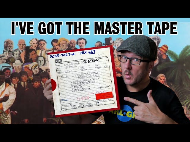 Sgt. Pepper's Master Tape Unboxing - A Genuine Beatles Holy Grail