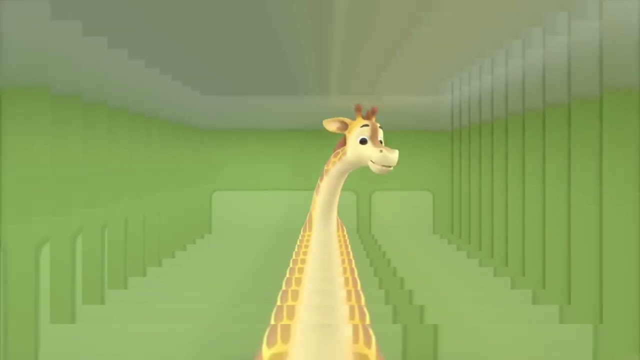 The clock struck six Hickory Dickory dock Giraffe 