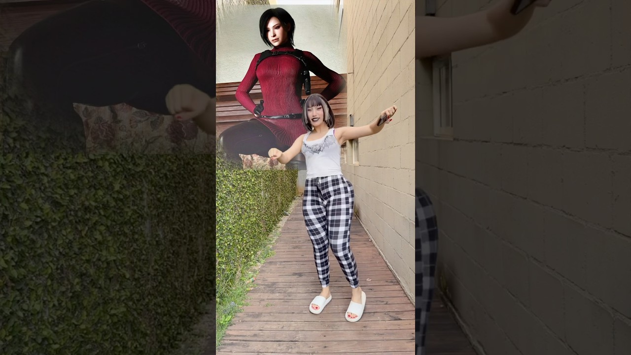 Ada Wong but make it DIY asf 😜 #anime #cosplay #youtubeshorts