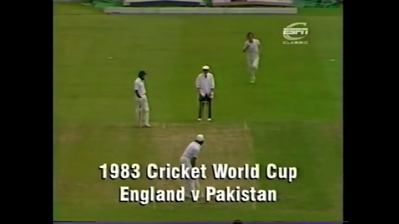 1983 Prudential World Cup Match 17: England vs Pakistan | Full Extended Highlights