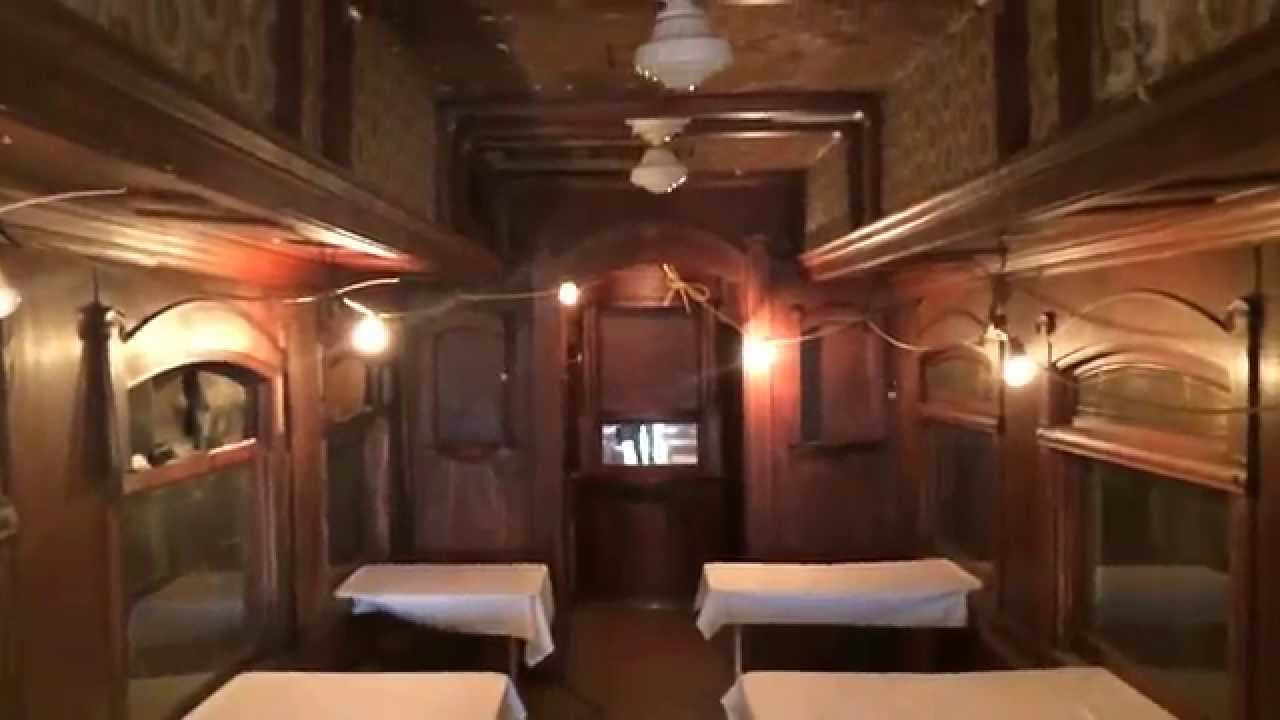 Quick Peak inside the 1910 Northern Pacific Railroad Dining Car YouTube