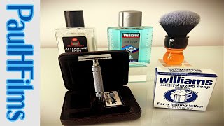 Download lagu William's Mug Shaving Soap | Gillette Heritage DE Razor