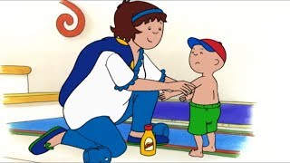 Cartoon Caillou | Live Stream - Caillou beats the heat | Animated Funny