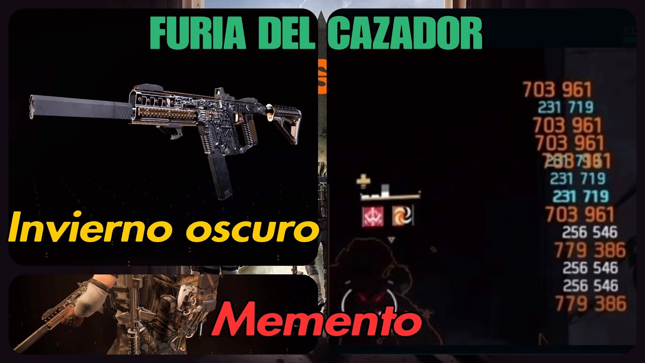 The division 2 | *solo PVE* | Furia del cazador actualizado | Memento | Tanque-DPS | TU 12.3