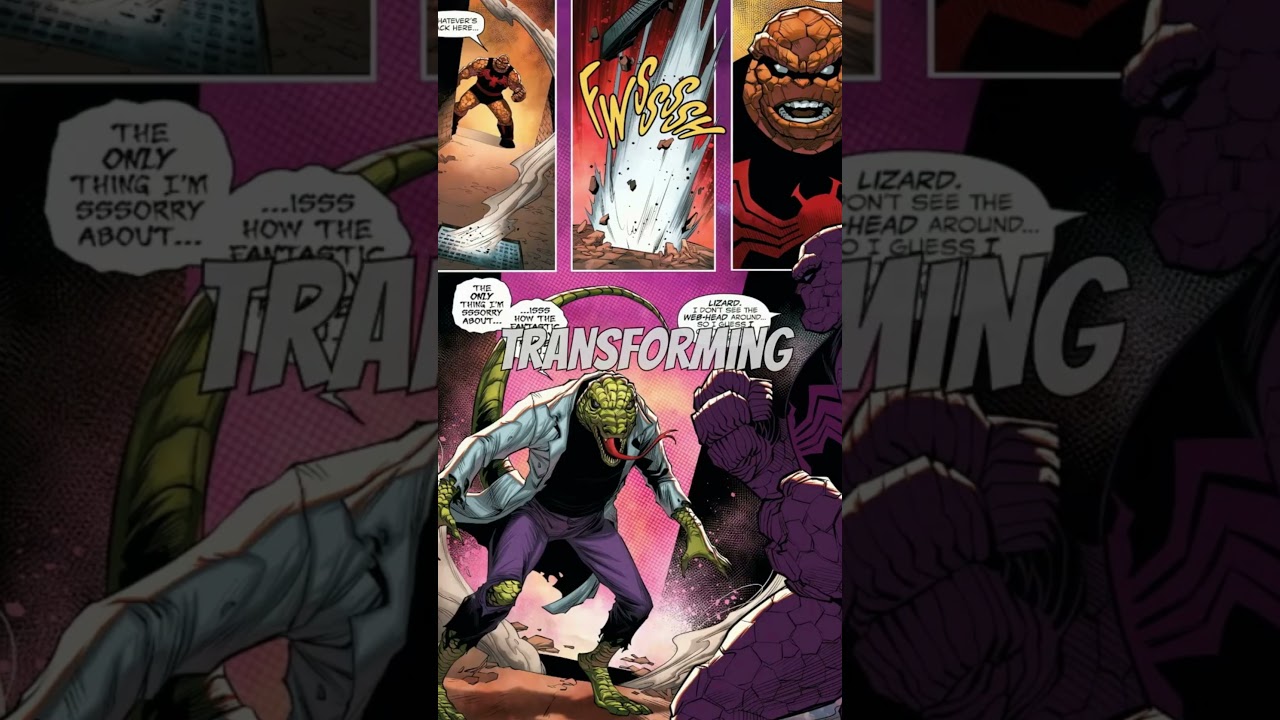 Venomized Lizard Kills The Fantastic Four! 