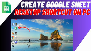 How To Create Google Sheet Desktop Shortcut On PC/Laptop/Computer