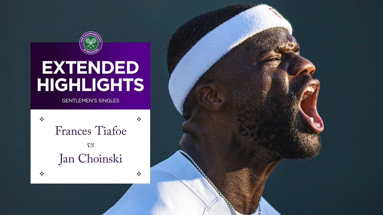 Pure POWER from Tiafoe! | Frances Tiafoe v Jan Choinski | Extended Highlights | Wimbledon 2026