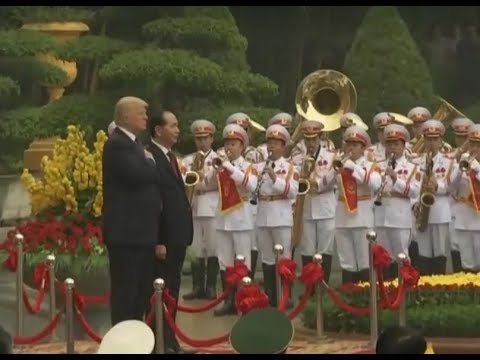 HISTORIC: President Donald Trump is Welcomed to Vietnam in Historic Ceremony trump amazonia