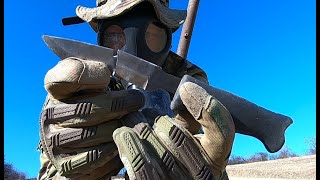 Terävä Jääkäripuukko 110 - KNIFE DESTRUCTION TEST - UNTIL IT BREAKS - 80CRV2 CARBON - REVIEW