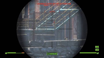 Fallout 4 sniper shot on super mutant mini nuke