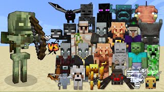 Bogged Vs Every Mob In Minecraft Java Edition Bogged Vs All Mobs - Minecraft 1.21 Mob Battle