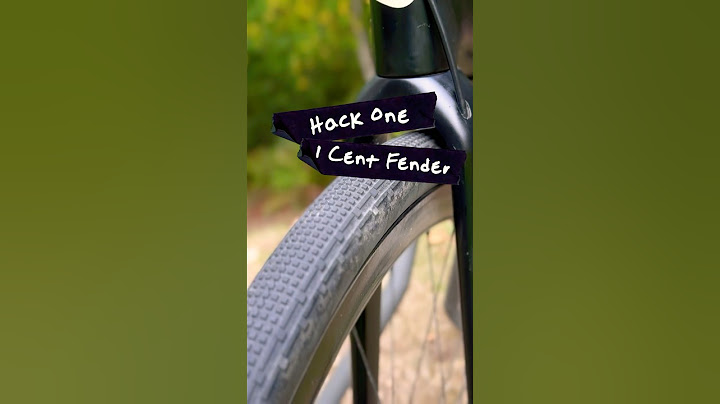 The best bike fender money can buy #gravelbike #bikepacking