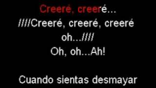karaoke creeré tercer cielo