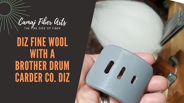 See how I diz off fine Cormo from wool combs with fiber arts instructor Mary Egbert