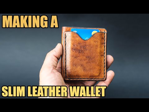 Making a Slim Leather Wallet