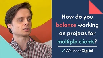How do you balance working on projects for multiple clients?
