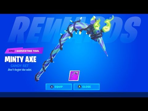 Can You Still Get The Minty Axe In Chapter 2 Season 3 New How To Get The Free Merry Mint Pickaxe Fortnite Chapter 2 Via Gamestop Retailers Youtube
