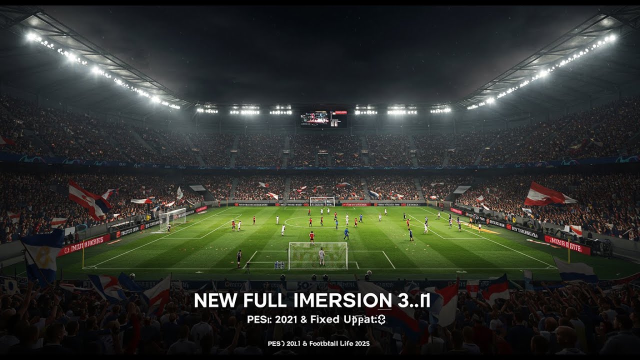 🎮 Full Immersion V3.1 FIXED – Ultimate Realism Gameplay Update! | PES 2021 & Football Life 2025