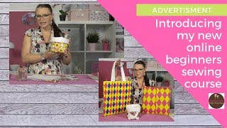 Learn to sew from scratch - Beginners sewing 101 | My new online sewing course | SEWING AD