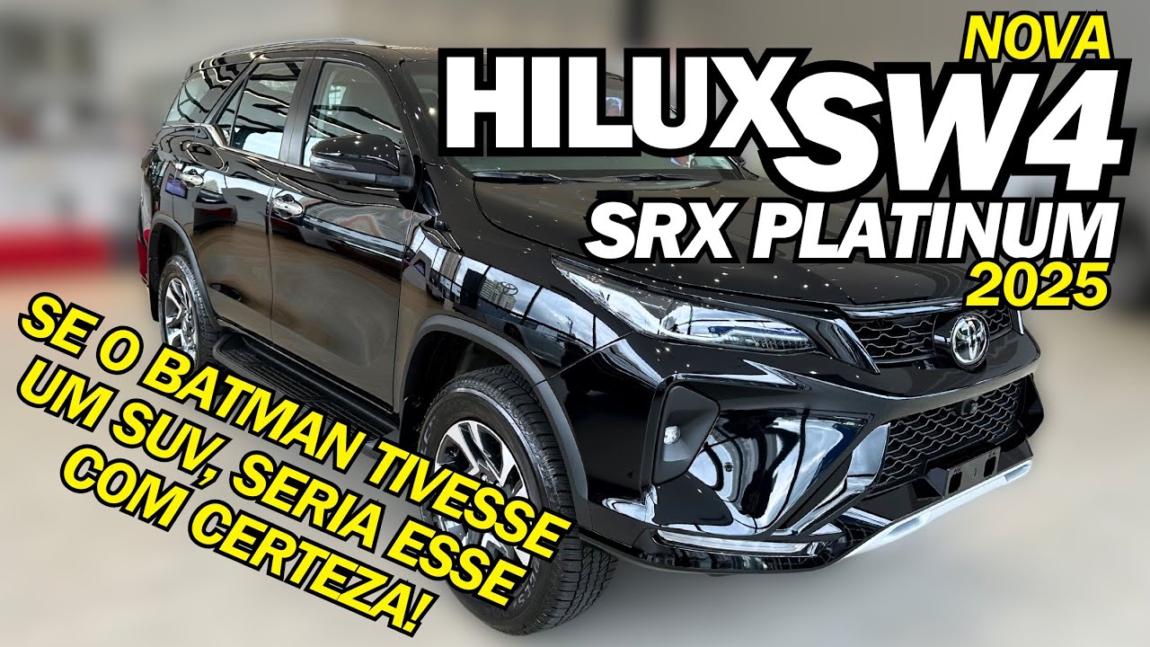 Nova Hilux Sw4 Srx Platinum 2025 - O NOME É GRANDE E ELA TAMBÉM!