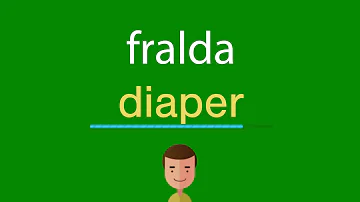 Como se fala fralda em inglês?