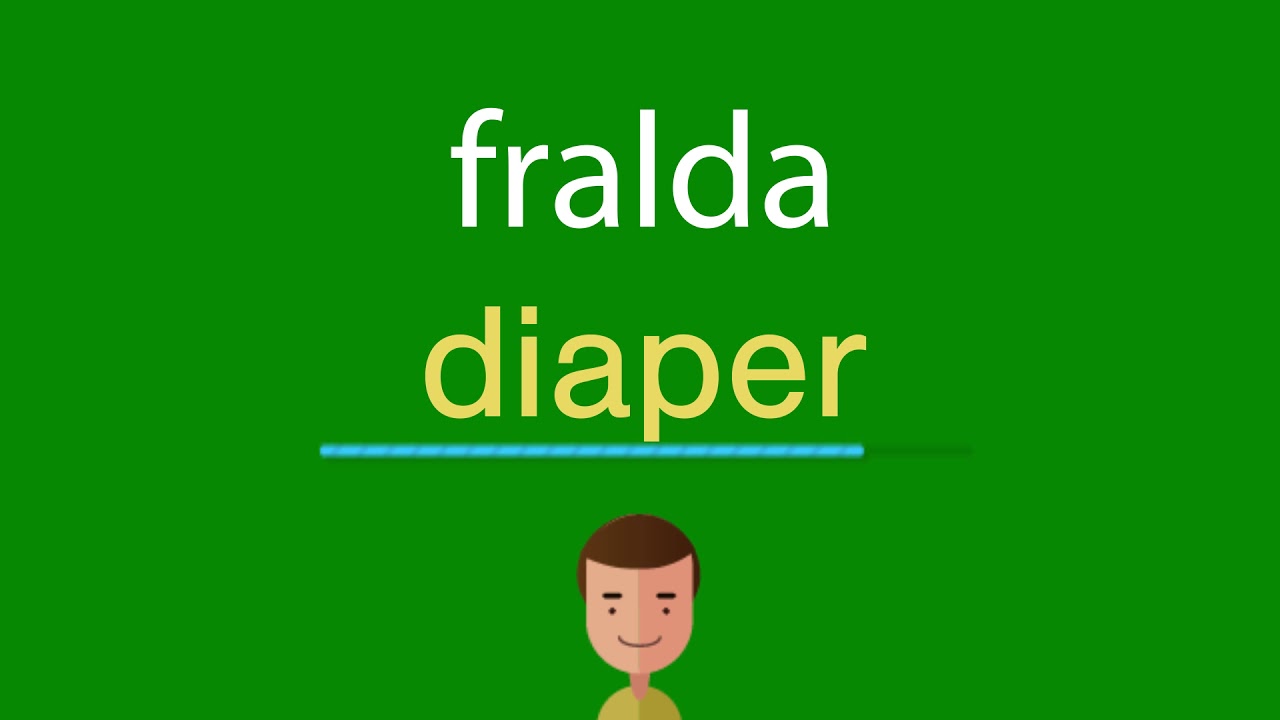 Como dizer fralda em inglês - YouTube